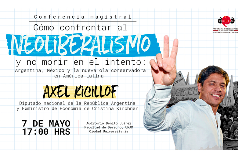 Conferencia magistral de Axel Kicillof