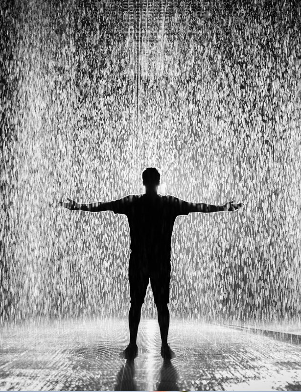 Bajo la lluvia