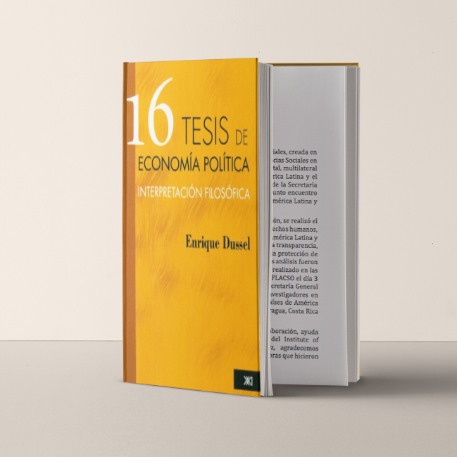 portada libro 16 tesis economia politica enrique dussel