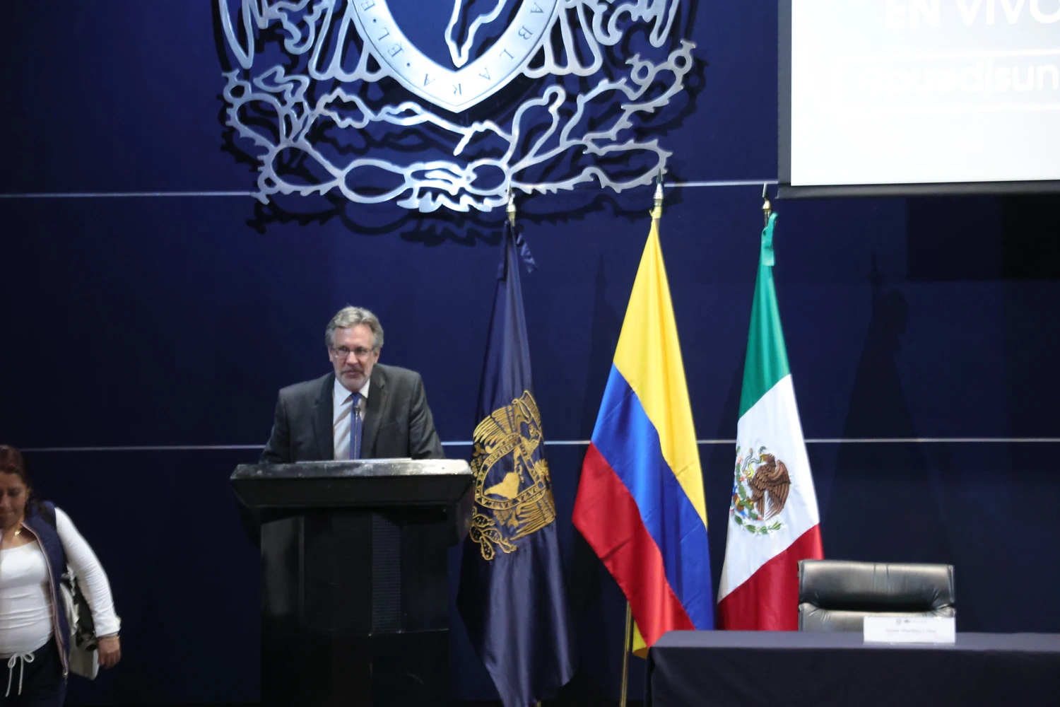 Conferencia magistral de Gustavo Petro en la UNAM, fotografía 8