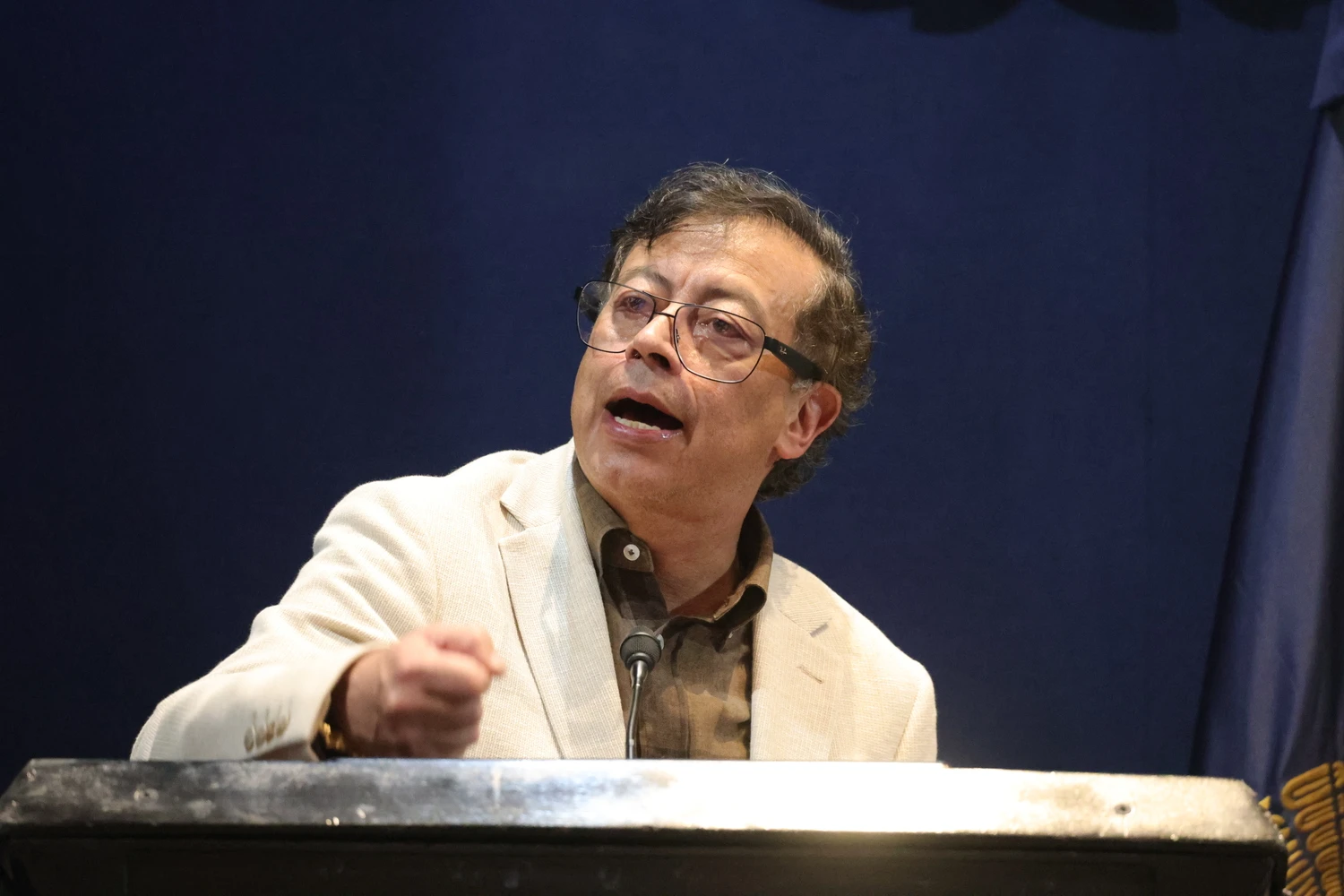 Conferencia magistral de Gustavo Petro en la UNAM, fotografía 3