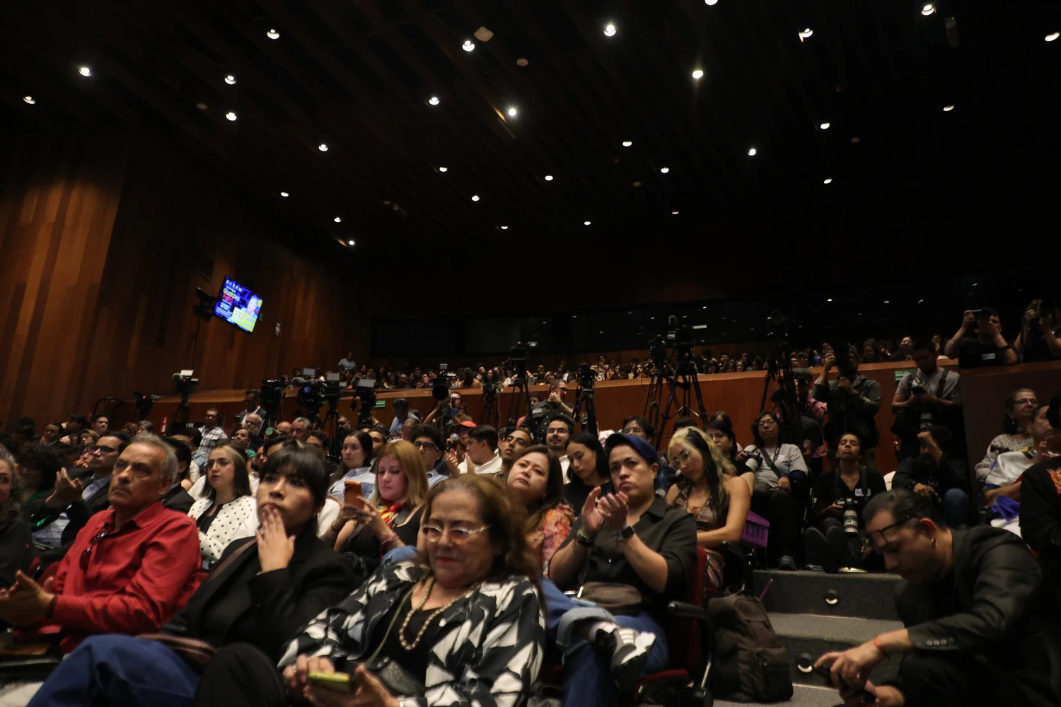 Conferencia magistral de Gustavo Petro en la UNAM, fotografía 2